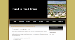 Desktop Screenshot of handinhandgroup.com
