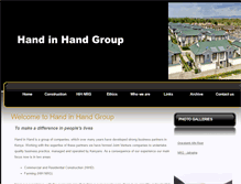 Tablet Screenshot of handinhandgroup.com
